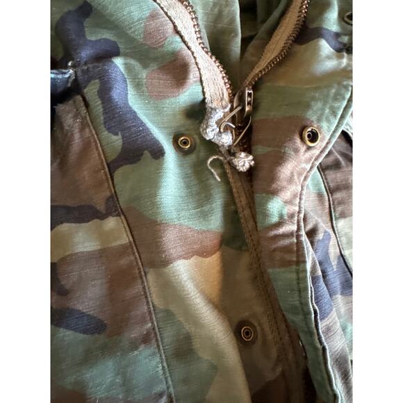 Vintage Military Camo M Cold Weather Coat Spearhead Patch - Picture 4 of 8